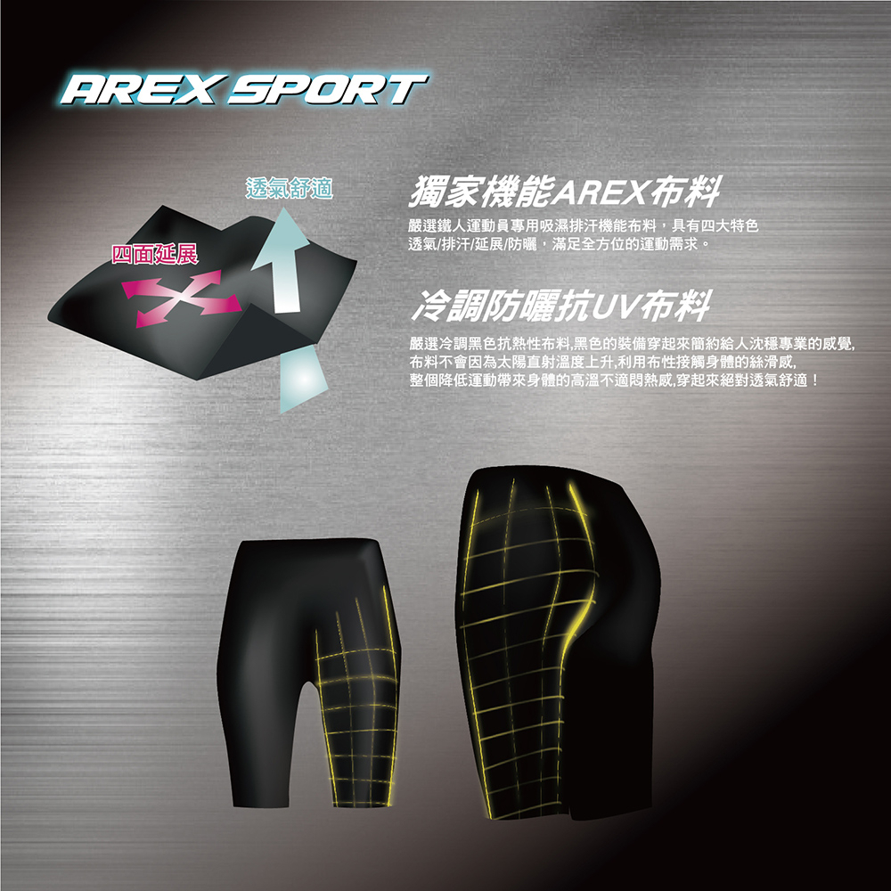 【AREXSPORT台灣製】AS-9210 男壓縮短褲 大碼男短褲 運動短褲 緊身褲 田徑束褲 田徑褲 水陸褲 男短褲, , large