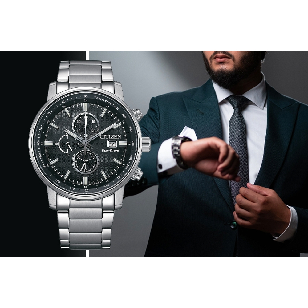 CITIZEN 星辰 亞洲限定 光動能計時手錶 CA0840-87E, , large