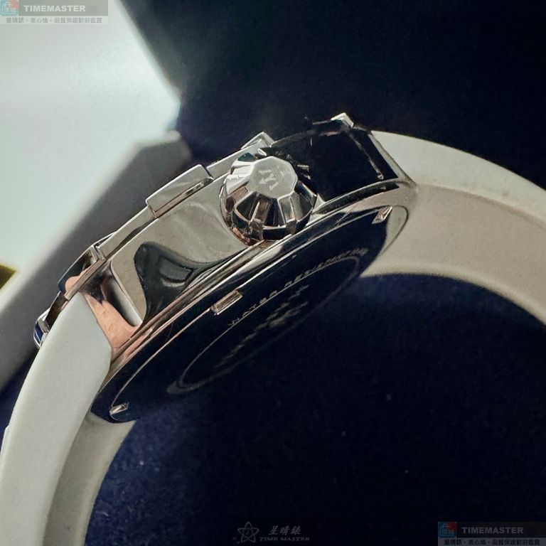 [星晴錶業]MASERATI手錶,38mm,R8851103503白色幾何立體圖形錶面銀錶殼白矽膠錶帶款, , large