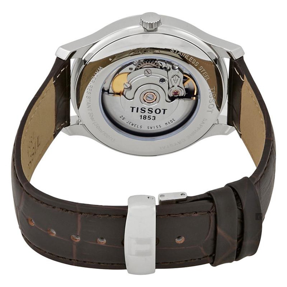 TISSOT 天梭 Tradition 小秒針機械錶-40mm  T0634281603800, , large