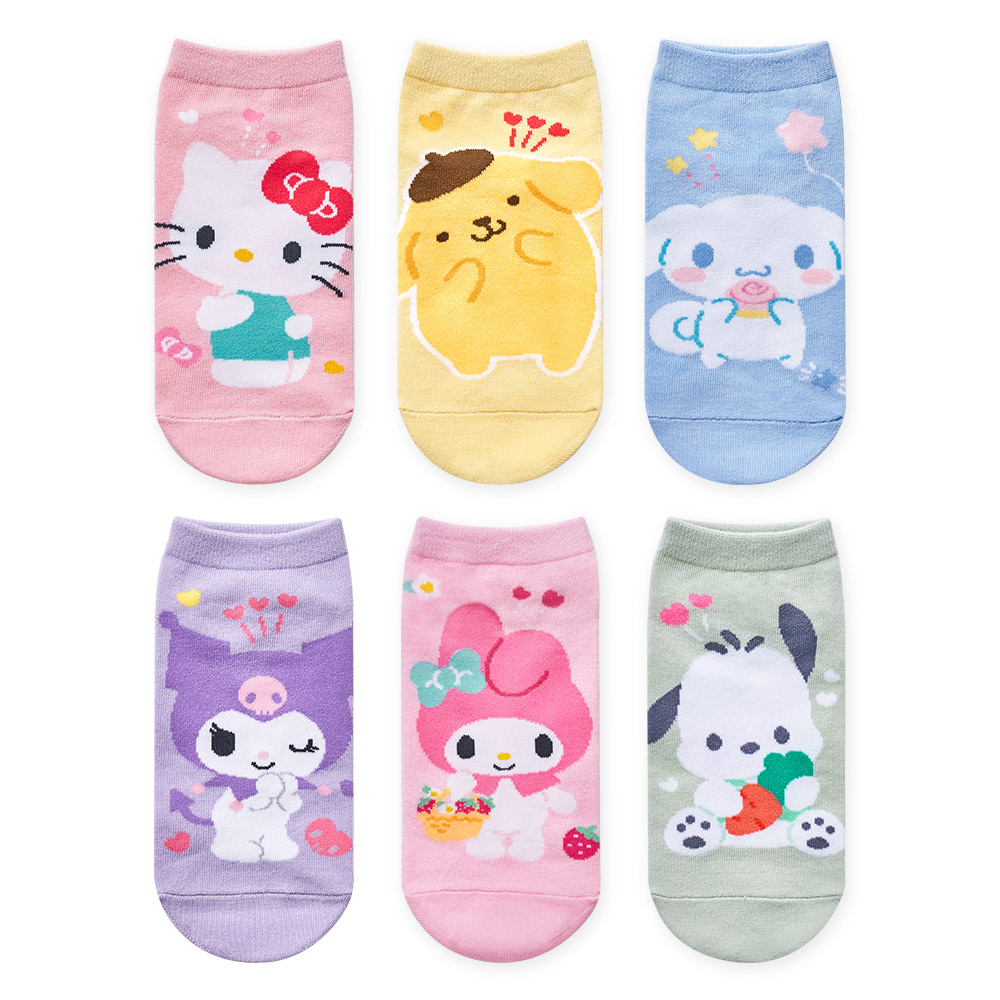 (多款)Sanrio 三麗鷗 耀眼系列童襪【旺達棉品】PC-A503, , large