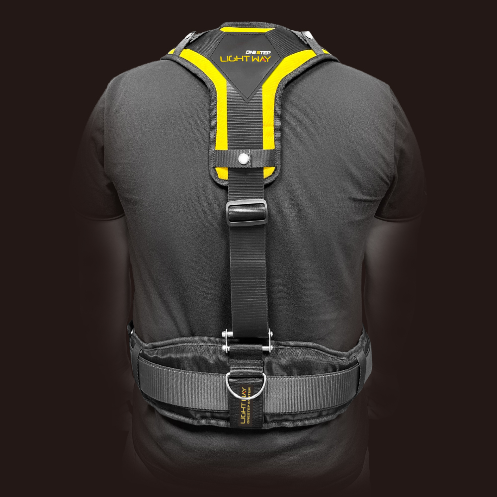 [LightWay錸崴]超透氣減壓雙肩背帶護腰組/020C003, , large