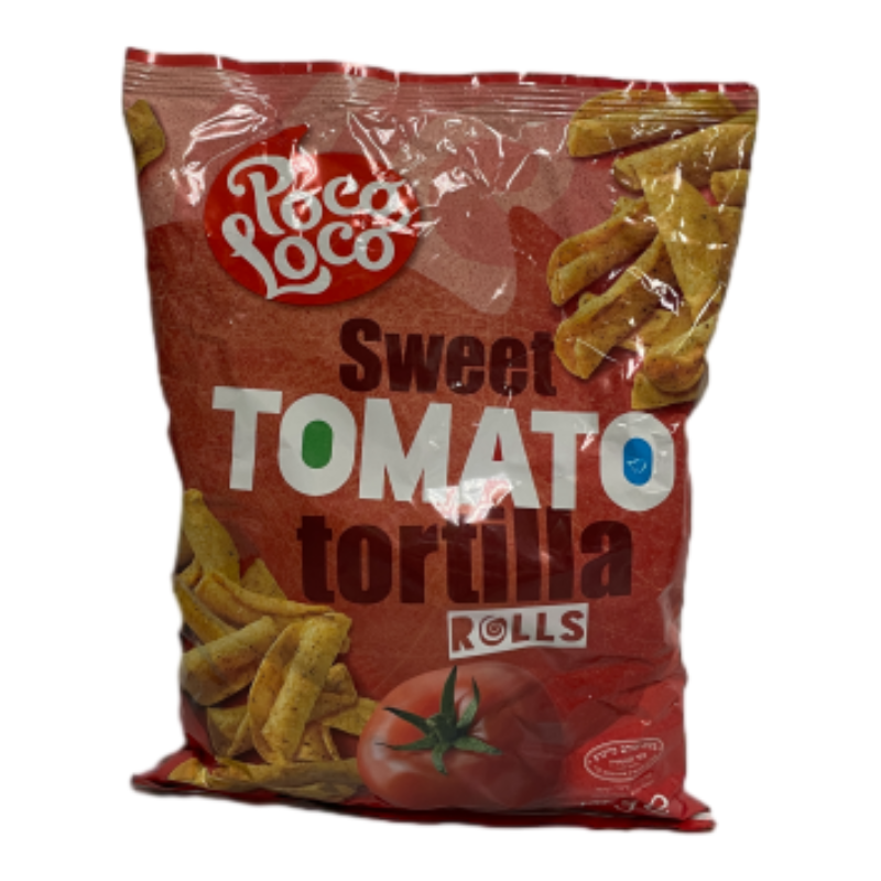 Sweet tomato tortilla rolls