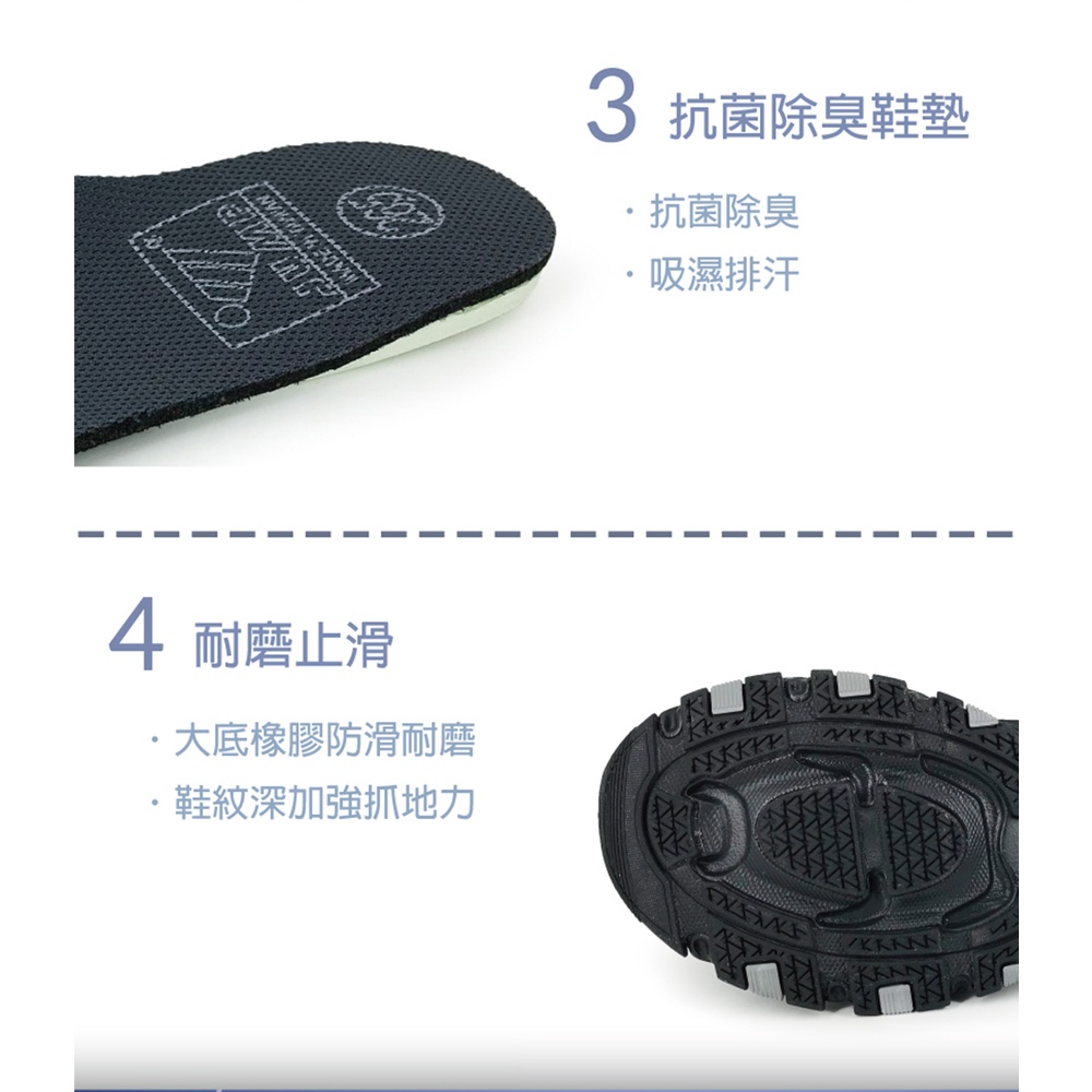 JUMP將門 男運動鞋 男鞋 MIT台灣製造 護趾 耐髒 減壓 厚底 除臭 抗菌鞋墊 吸濕 排汗 耐磨 抓地 止滑 黑, , large