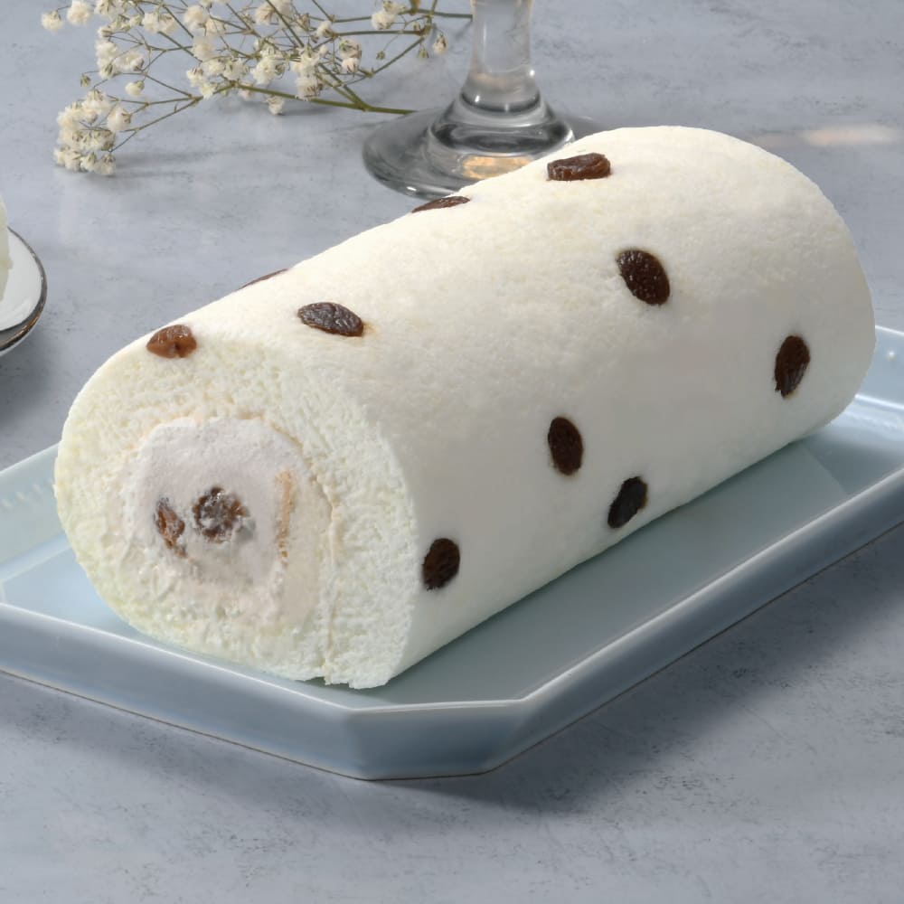 【Yannick 】Rum Raisin Angel Cake With Rice Flour(18CM / Roll), , large