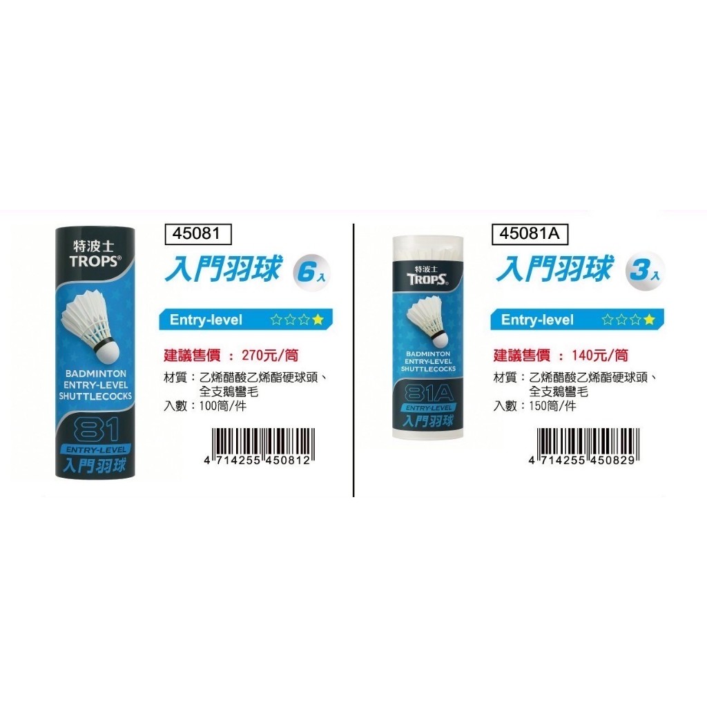 Success成功 入門羽球3入/6入(45081)*3入, , large