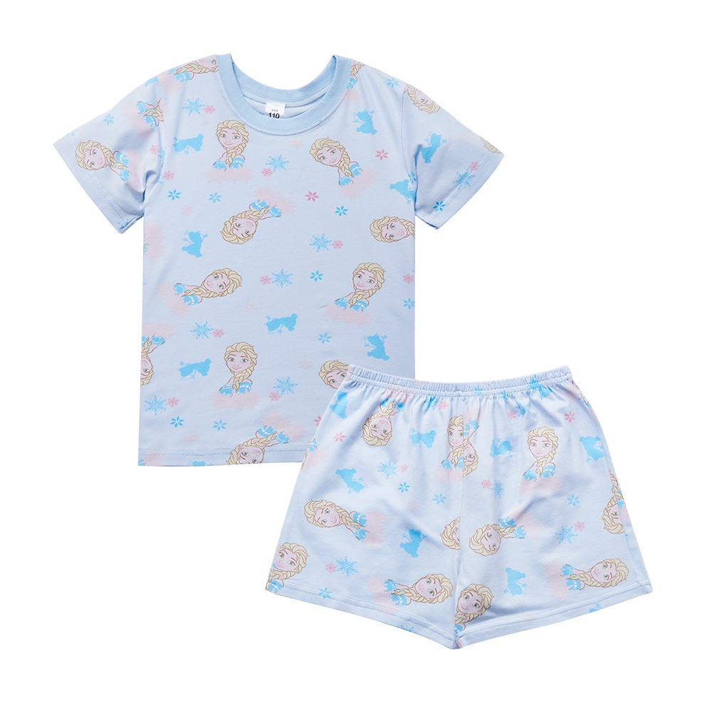 (多款)Disney迪士尼 冰雪奇緣 純棉短袖套裝【旺達棉品】FZ-NF003, , large