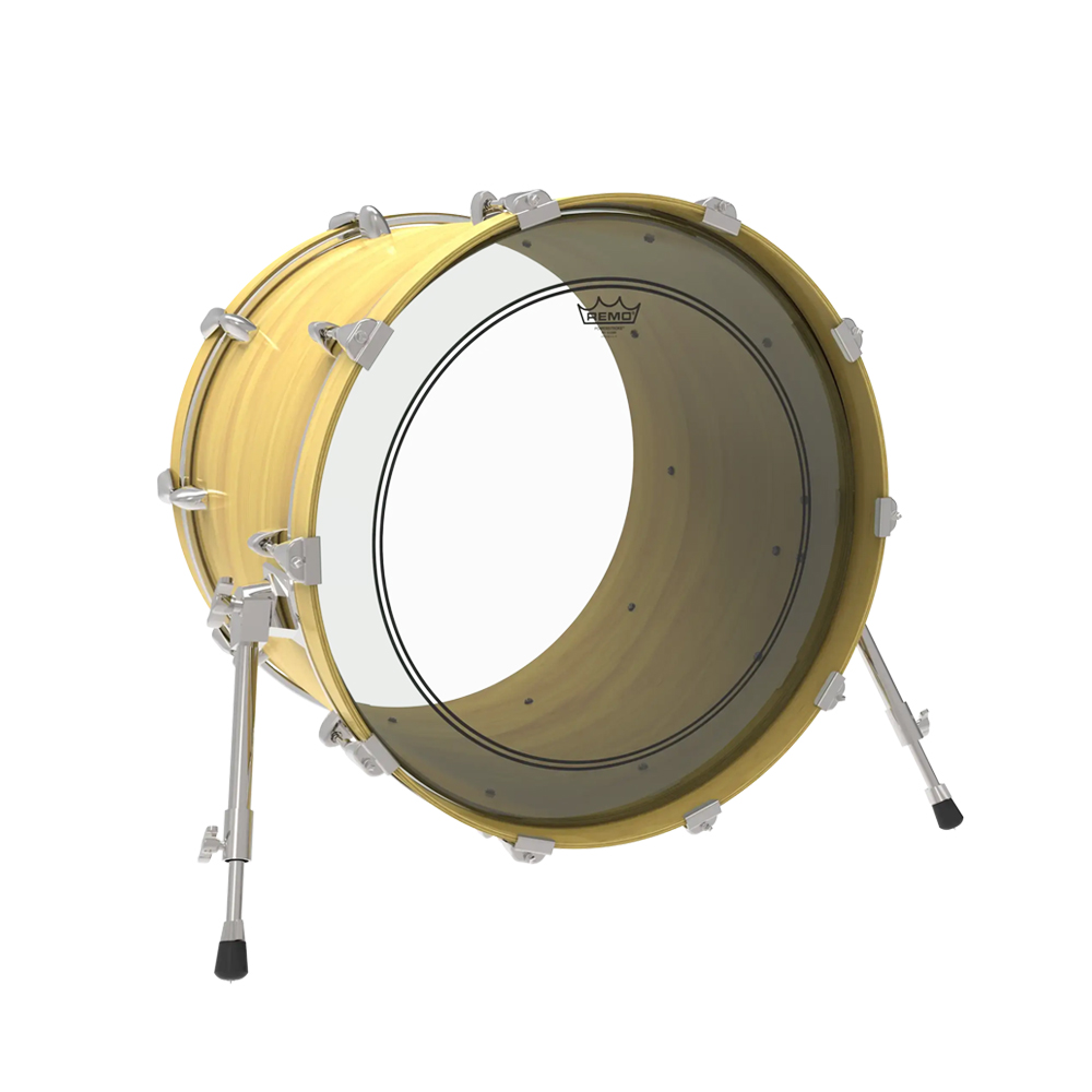 REMO Powerstroke P3 Clear BASS 大鼓單層透明鼓皮 22"【敦煌樂器】, , large