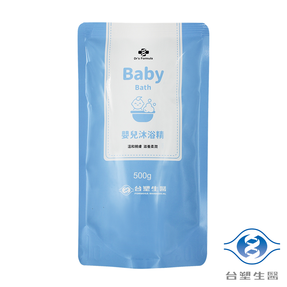 [淳安] 台塑生醫 嬰兒 沐浴精 補充包 500g X 2包 + 嬰幼童 洗髮精 補充包 500g X 4包 免運費, , large