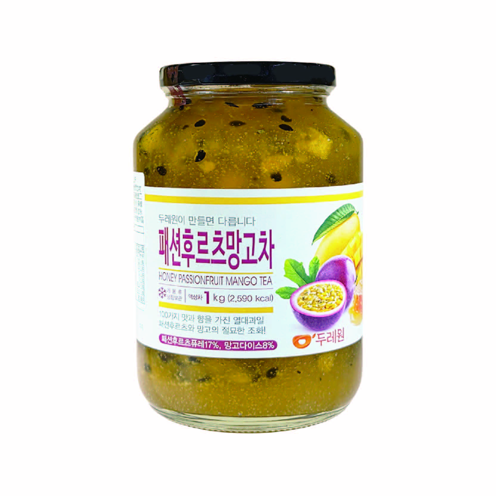 [敬永食品]都來旺-蜂蜜百香果芒果茶1kg