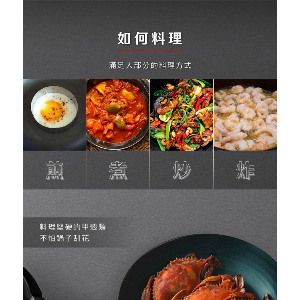【美國MotherGoose鵝媽媽】晶鑽輕量 節能航太合金 物理不沾鍋/炒鍋36cm 雙耳+不繡鋼鍋鏟, , large