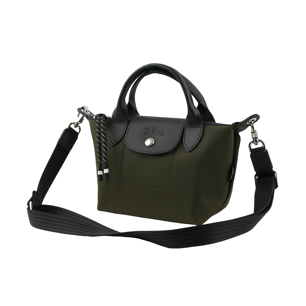 LONGCHAMP LE PLIAGE ENERGY 迷你再生帆布二用包/卡其綠, , large