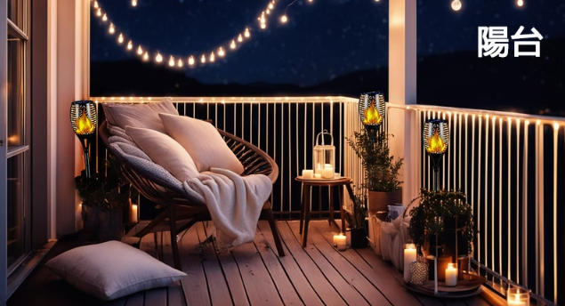 太陽能火焰燈(大款), , large