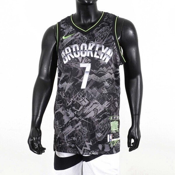 Nike MVP Kevin Durant 男 籃球背心 球衣 NBA 運動 休閒 黑灰 綠 [DA6954-073], , large