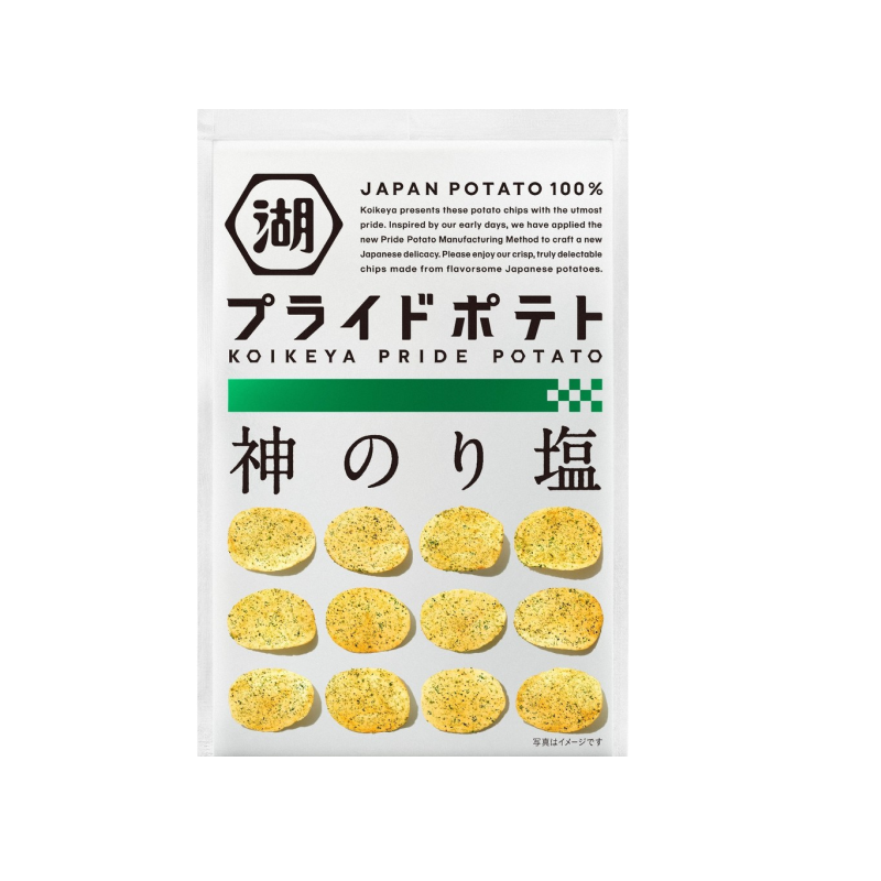 湖池屋神海苔鹽味洋芋片, , large
