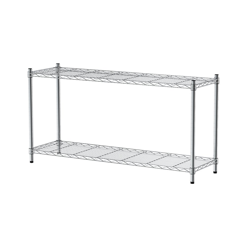 【Y HOUSE】120x35x60cm Lightweight Two-layer Iron Rack Iron Rack Shelf-Electroplating, , large