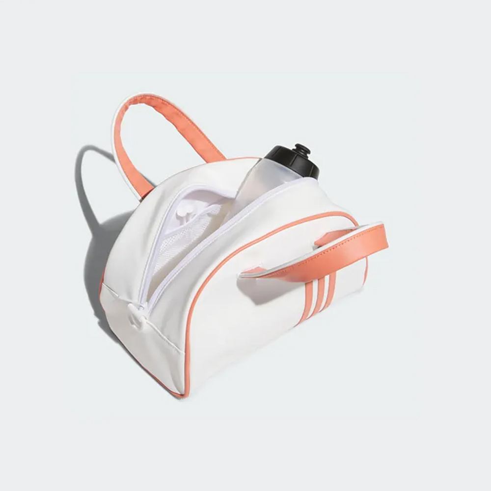 Adidas 高爾夫手提包 半月三條紋設計 橘色, , large