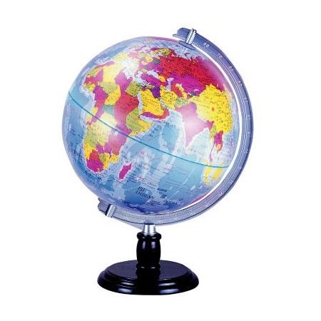 徠福 一次成型地球儀17"高60CM-木座(NO.1167)