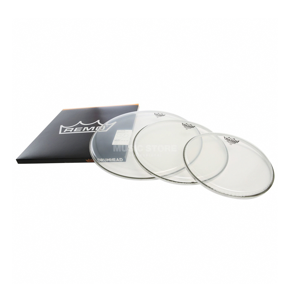 REMO PP-1382-BA Clear 10.12.16吋 鼓皮組【敦煌樂器】, , large