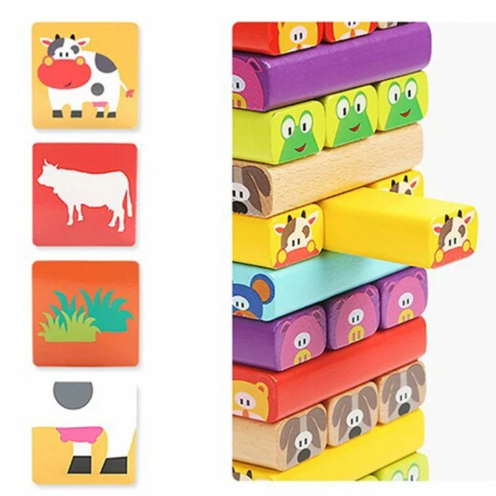 Top Bright - Wooden Stacking Blocks Toys, , large