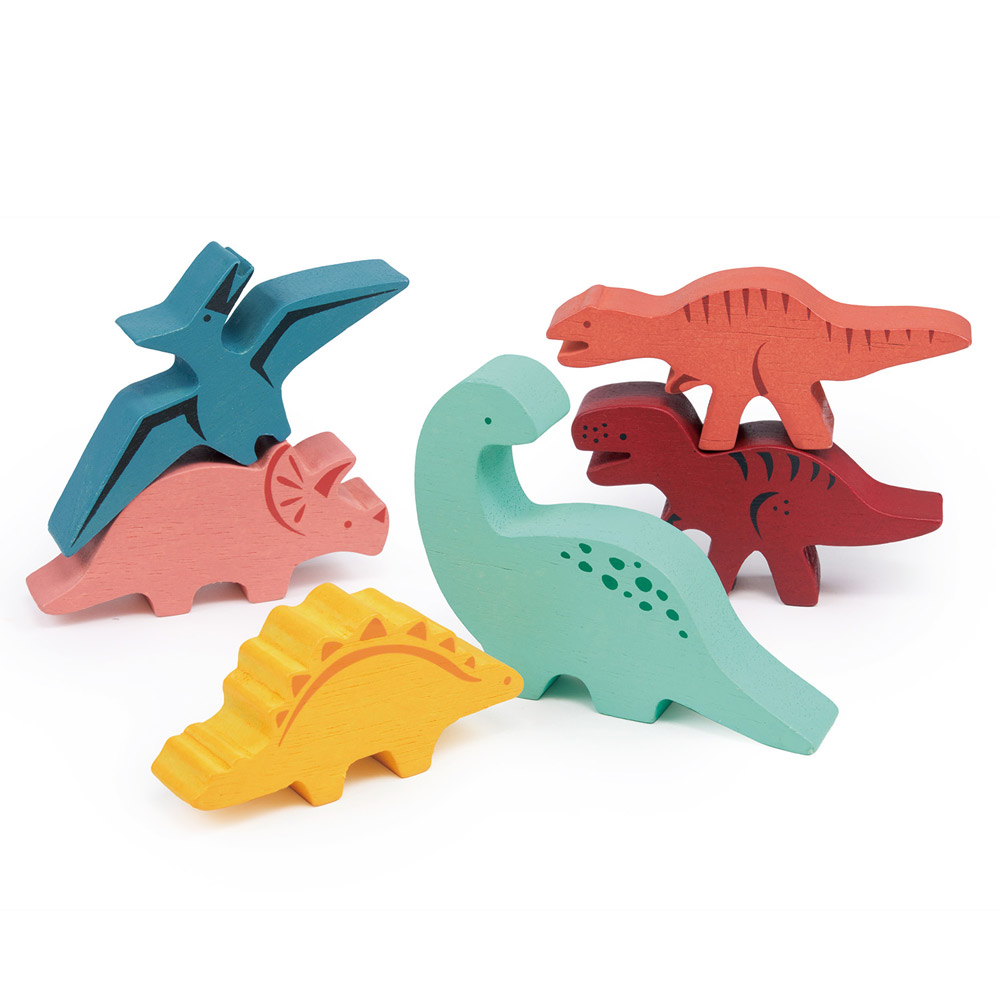 【Mentari】Happy Stacking Dinosaurs, , large