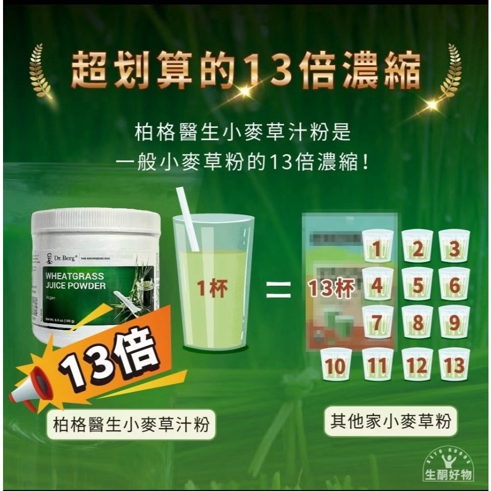 伯格醫生/柏格醫生dr berg@官方獨家代理小麥草汁粉, , large