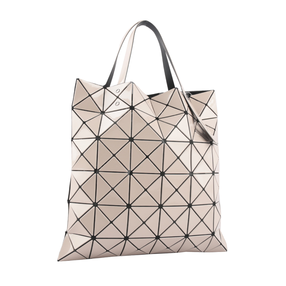 ISSEY MIYAKE BAO BAO LUCENT 6X6 亮面手提包/杏粉色, , large