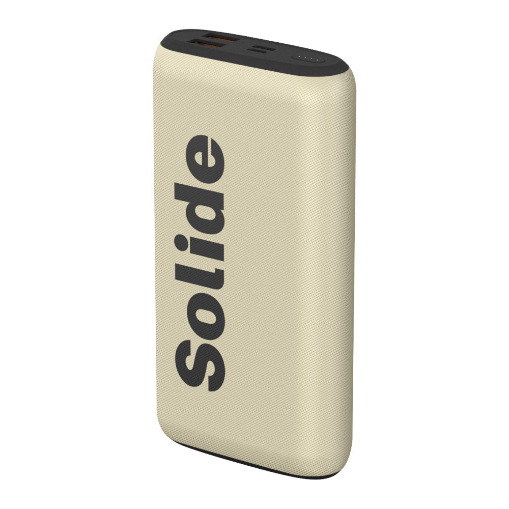 [亞瑟3C] solide 索力得 Uranus 天王星 200-00mAh 20W 戶外大容量行動電源-沙色, , large