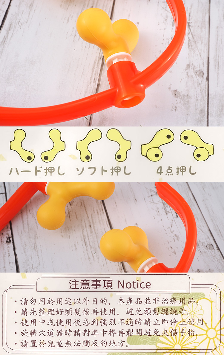 舒壓系-可調式肩頸按摩器-2入, , large