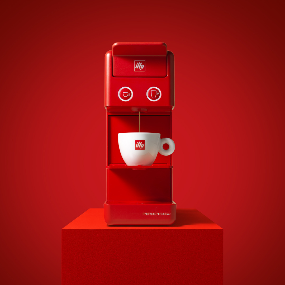 【illy】Y3.3 iperEspresso 膠囊咖啡機 紅 贈送 iperEspresso 咖啡膠囊(18入)*3, , large