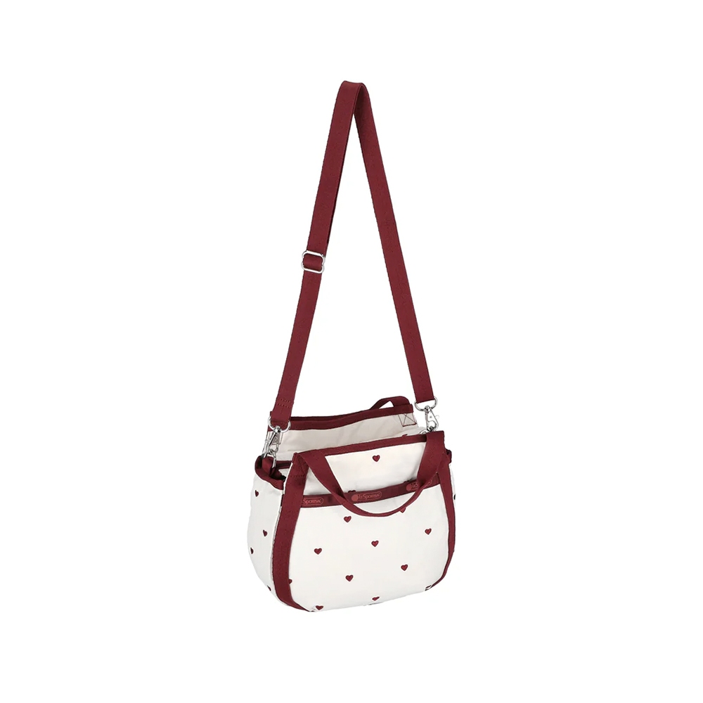 |快速出貨|Lesportsac Small Jenni Crossbody 斜背手提兩用包/ 莓果心刺繡, , large
