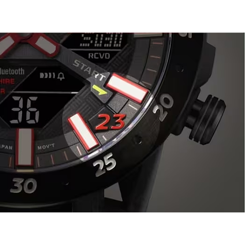 CASIO 卡西歐 EDIFICE NISMO MY23聯名 太陽能藍芽賽車錶 ECB-2000NIS-1A, , large