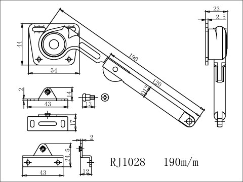 SOFT OPENING LID SUPPORTS, LT, , large