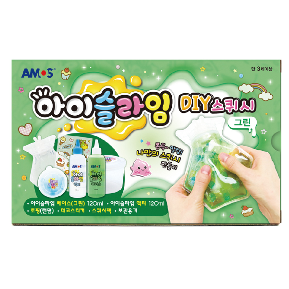 【韓國AMOS】史萊姆造型捏捏球 多款任選, , large