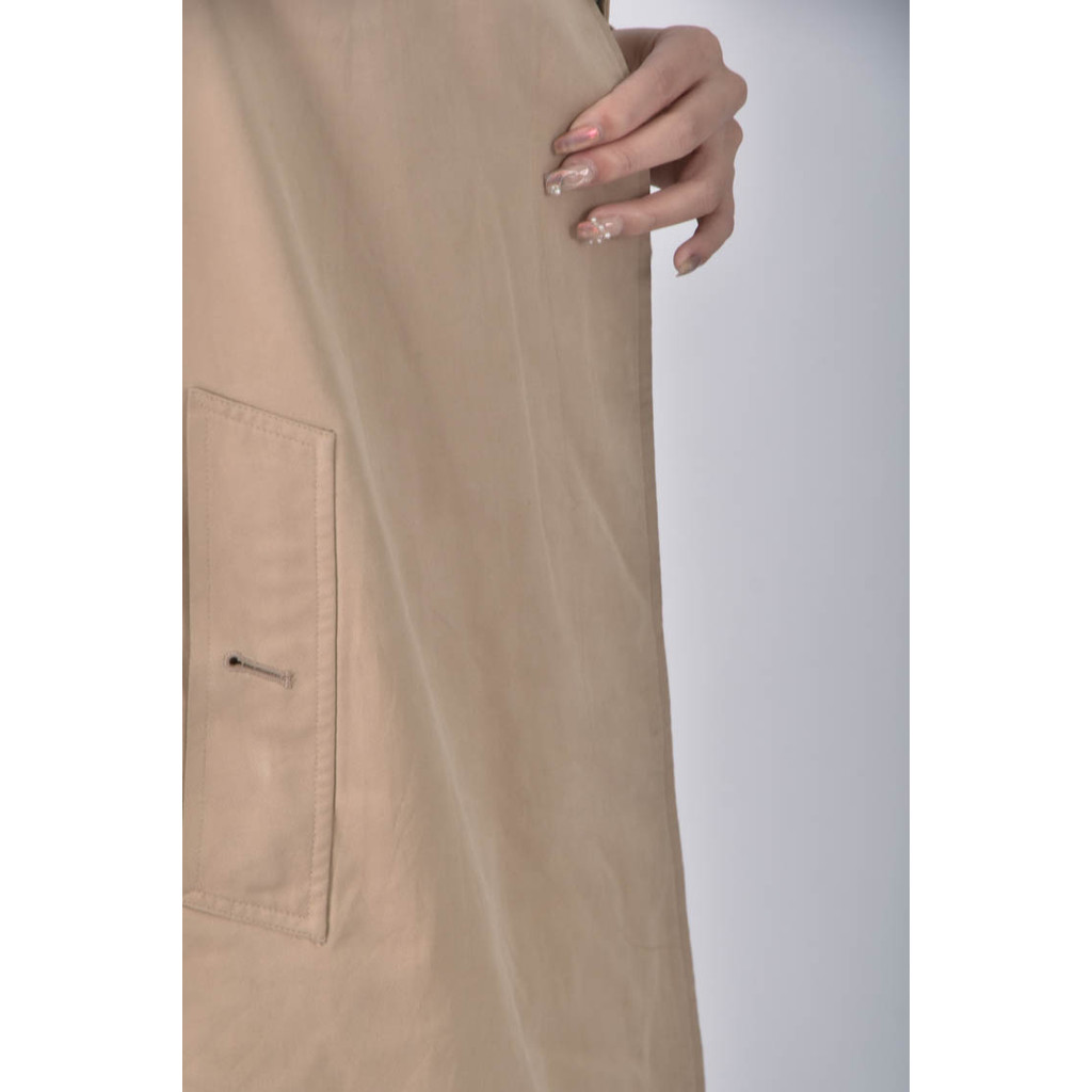 (M) burberry質感棉質杏色外套二手衣, , large