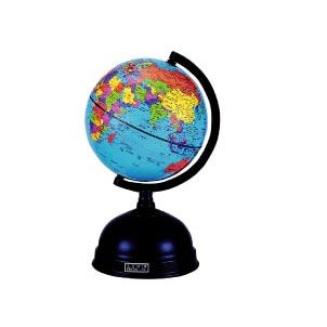 徠福 一次成型地球儀5"(附錢筒)22CM(NO.1149), , large