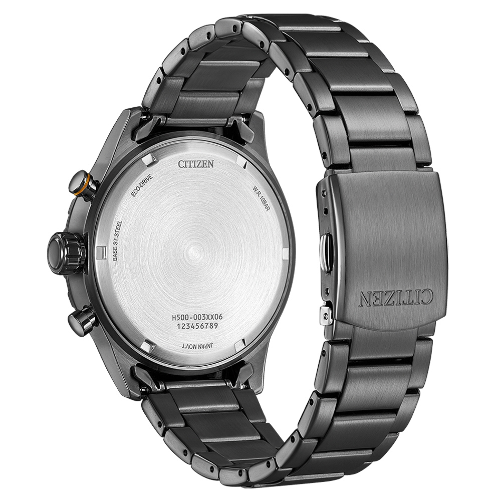 CITIZEN 星辰 光動能計時手錶-綠 AT2527-80X, , large