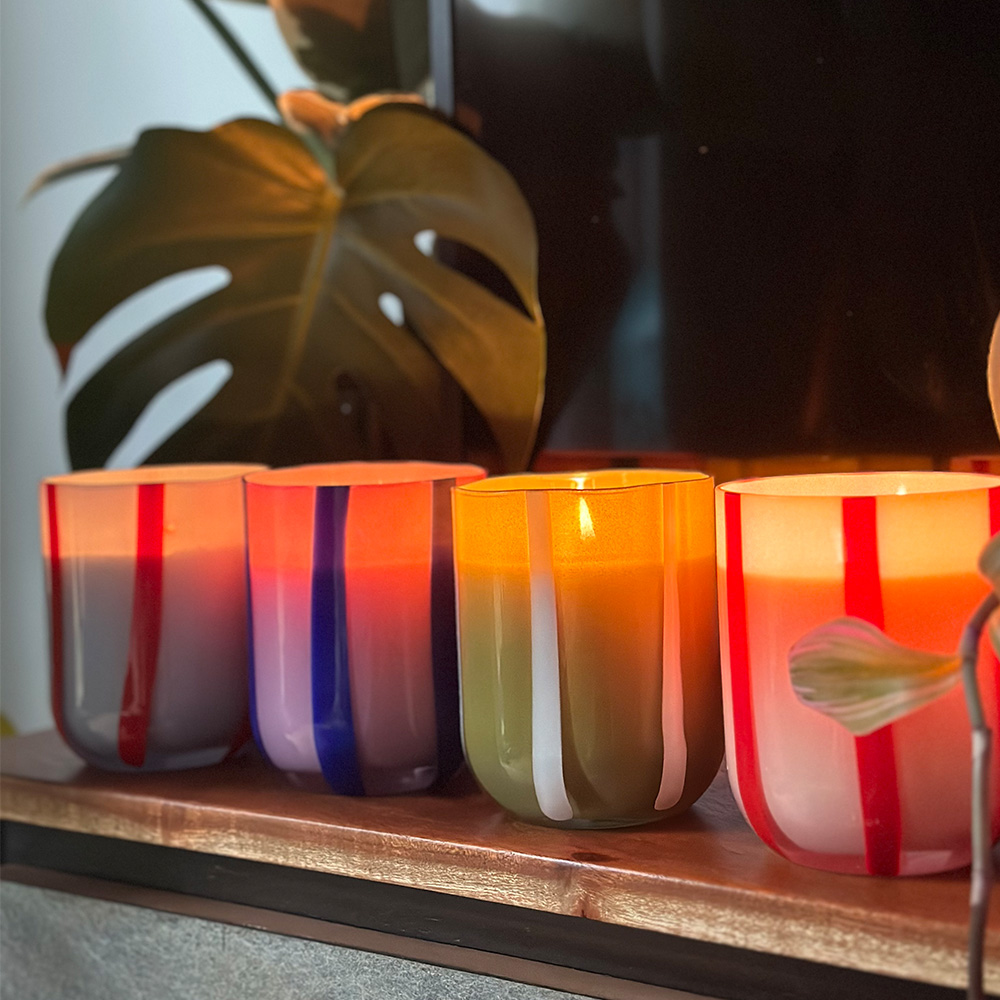 Atina Candle-Olive/White  Fresh Olive & Lemon, , large