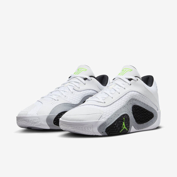 [Kixpress] Nike Jordan Tatum 2 PF 男 籃球鞋 運動 實戰 球鞋 訓練 耐磨 白灰黑 [FJ6458-100], , large