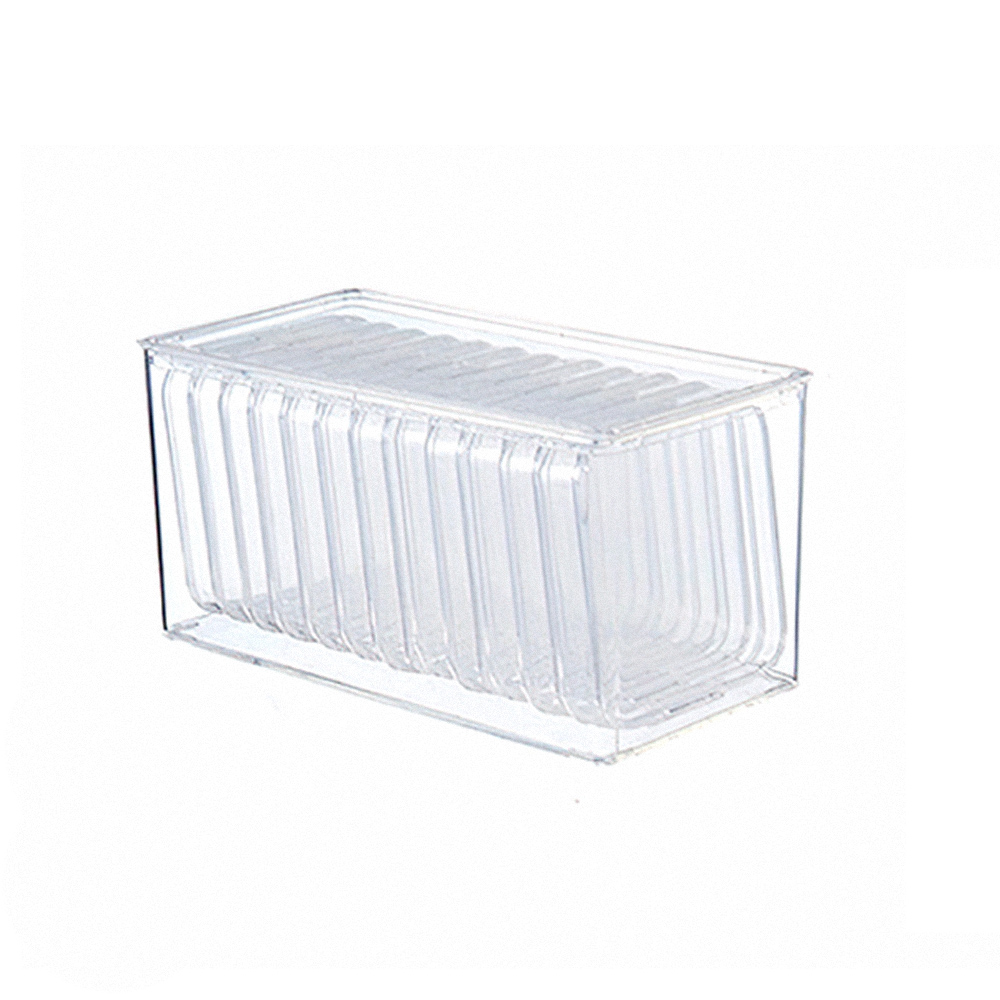 【上手家居】徽章收納盒-8.7cm 13件組 大號 13件組 含收納座(透明收納盒/吧唧收納盒/徽章收納盒/徽章展示架/谷子收納/甲片收納盒), , large