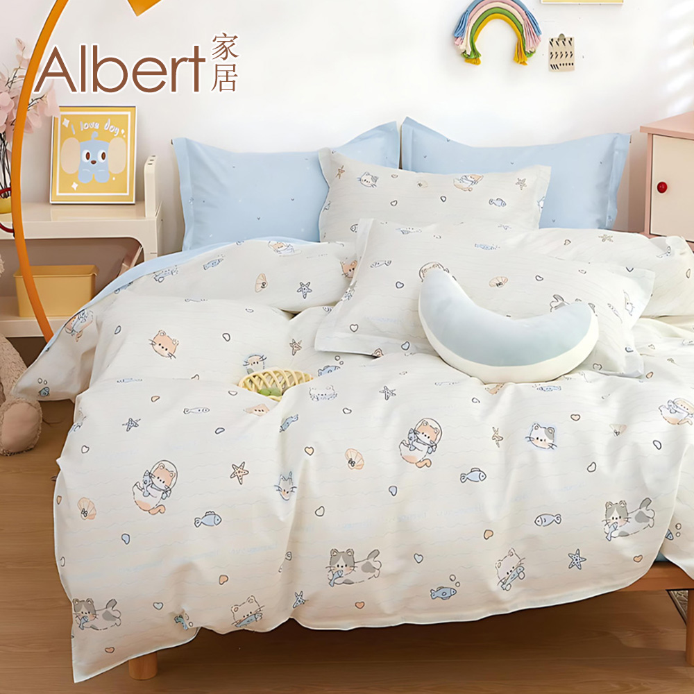 【Albert bedding】Bed Set-Single (100%Cotton ), , large