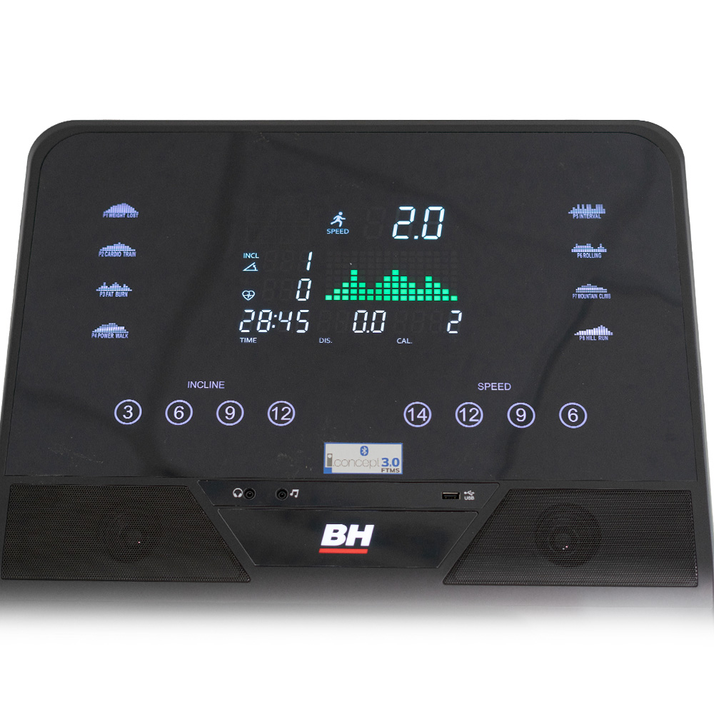 【BH歐洲百年品牌】RS1000 LED智能變頻跑步機, , large