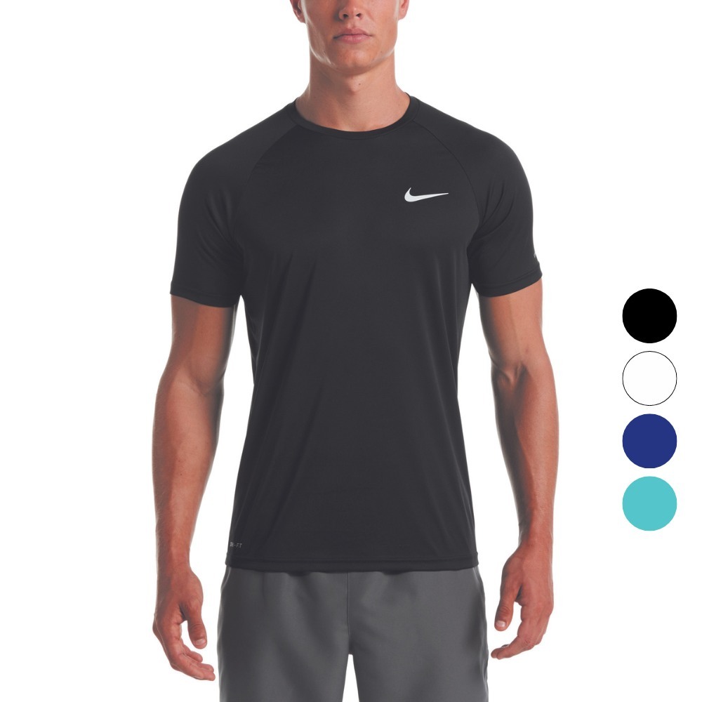 [秉宸] NIKE Essential 成人男性機能防曬T恤 短袖上衣 抗UV UPF 40+ DRI-FIT NESSA586, , large