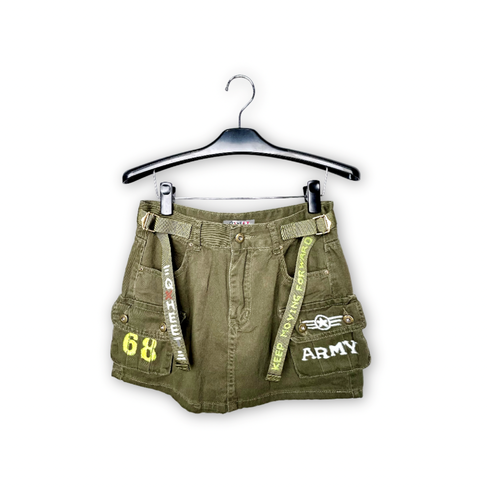 Fashionable Personalized Pants and Skirts Army Green, , large