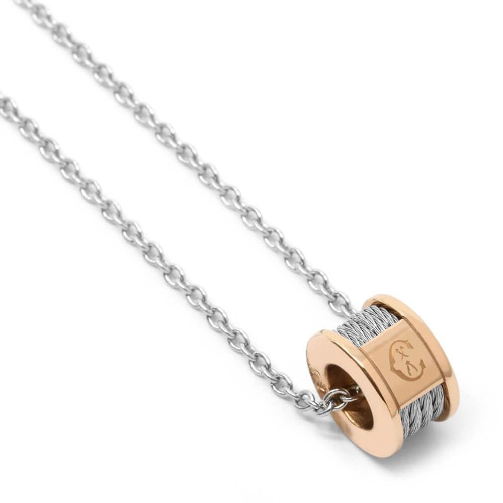 CHARRIOL 夏利豪 FOREVER 鋼索項鍊 08-102-1139-8, , large