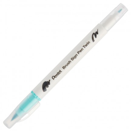 【 Pentel 飛龍 】雙頭柔繪筆 10支/盒 SESW30C   -  多款可選, , large