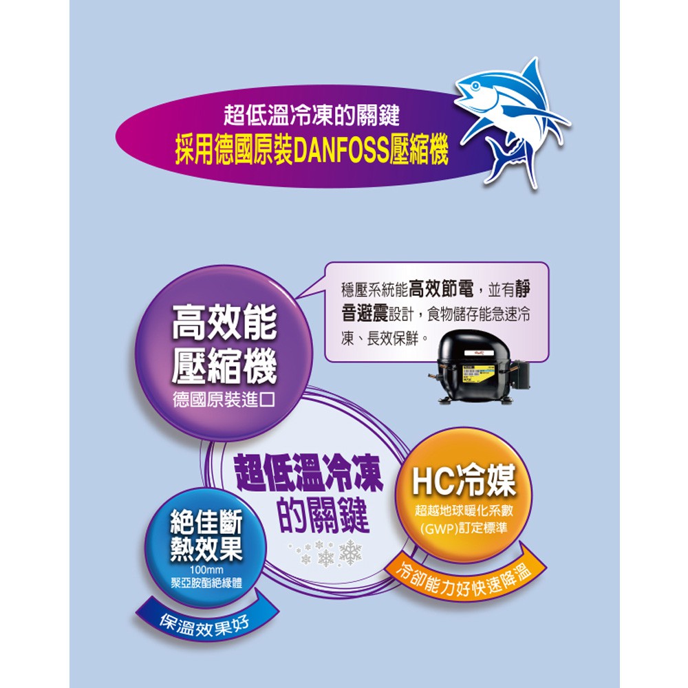 SANLUX 台灣三洋 250公升超低溫-60℃上掀冷凍櫃 TFS-250G, , large