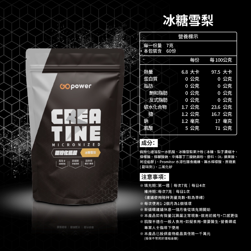 GOPOWER Creatine  Pear, , large