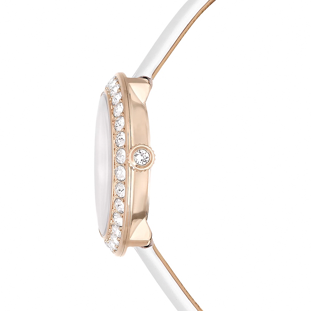 SWAROVSKI 施華洛世奇 Matrix Tennis 水晶錶圈手錶 女錶-30mm(5710103), , large