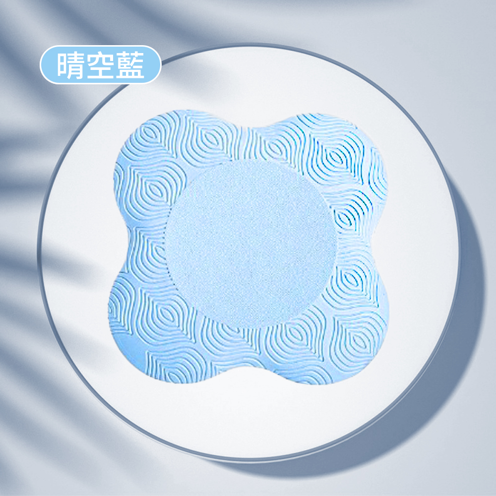 加厚18mm 瑜珈護膝跪墊 1入/藍色, 藍色, large